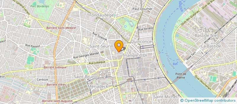 localisation de l'entreprise DU BERNAT DE MONTMEGE PROMOGIMA à BORDEAUX