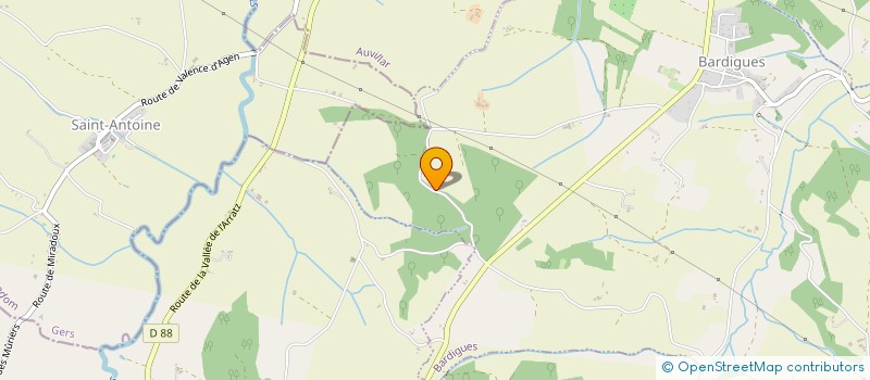 localisation de l'entreprise DU BEROL  LE PIN