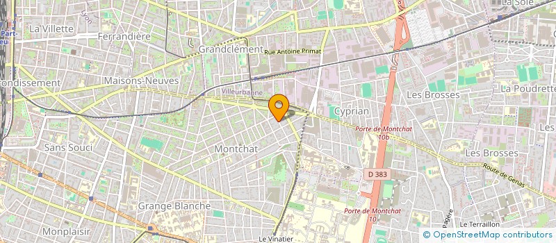 localisation de l'entreprise DU BES  LYON