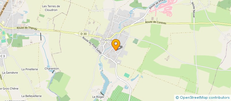 localisation de l'entreprise DU BEUGNON  LE CONTROIS-EN-SOLOGNE