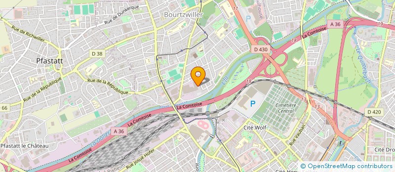 localisation de l'entreprise DU BEURRE DANS LES EPINARDS à MULHOUSE