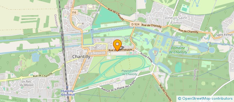 localisation de l'entreprise DU BIB AU CARTABLE à CHANTILLY