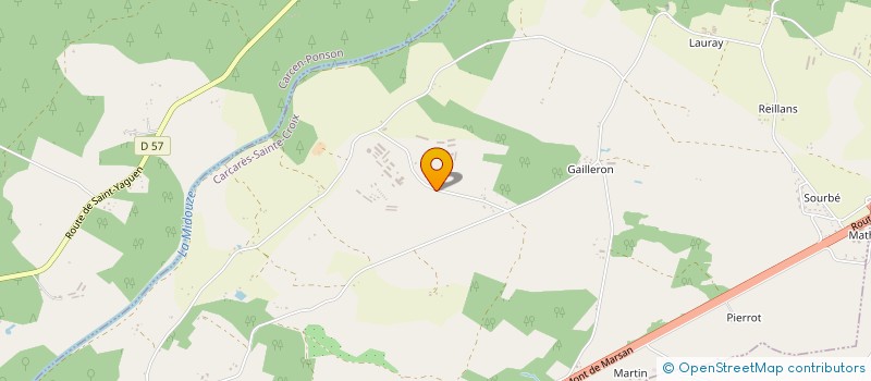 localisation de l'entreprise DU BIGNE  CARCARES-SAINTE-CROIX