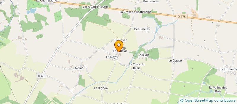 localisation de l'entreprise DU BIO VIRAGE à AVESSAC