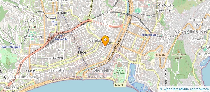 localisation de l'entreprise DU BISTROT DU VIEUX NICE à NICE