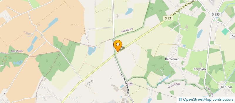 localisation de l'entreprise DU BLANC à GUERANDE
