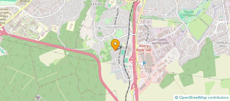 localisation de l'entreprise DU BLANC PRE  HOUDEMONT