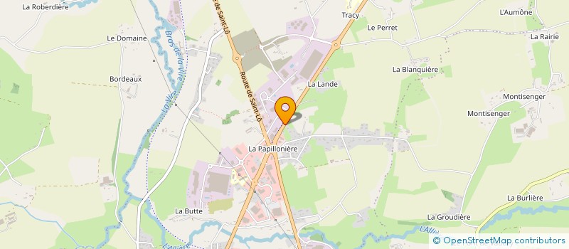 localisation de l'entreprise DU BOCAGE VIROIS  VIRE NORMANDIE