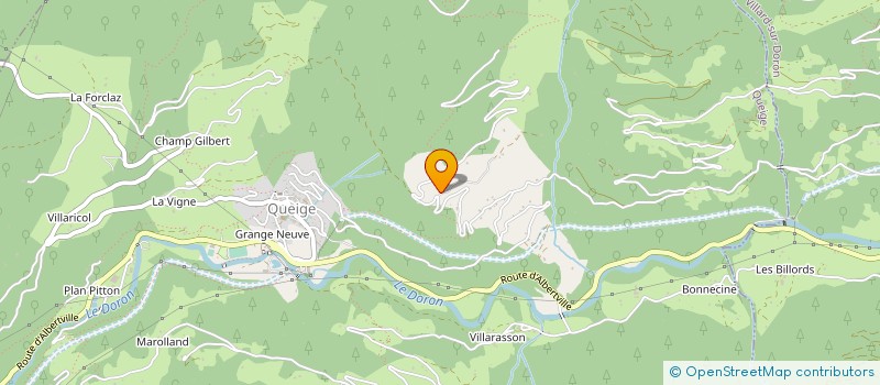 localisation de l'entreprise DU BOCHON  QUEIGE