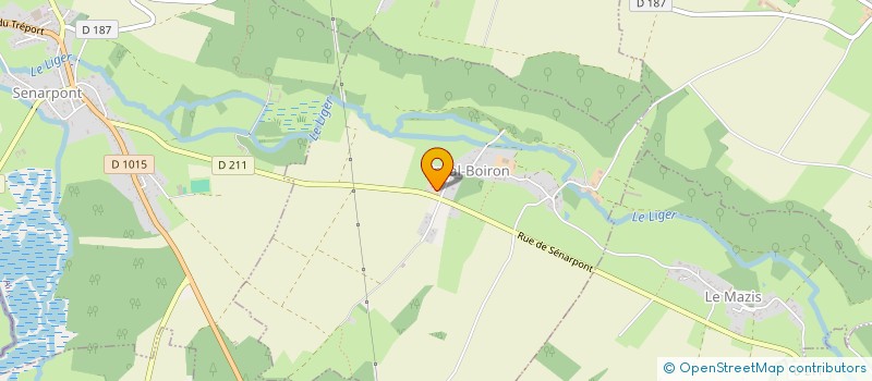 localisation de l'entreprise DU BOIRON  INVAL-BOIRON