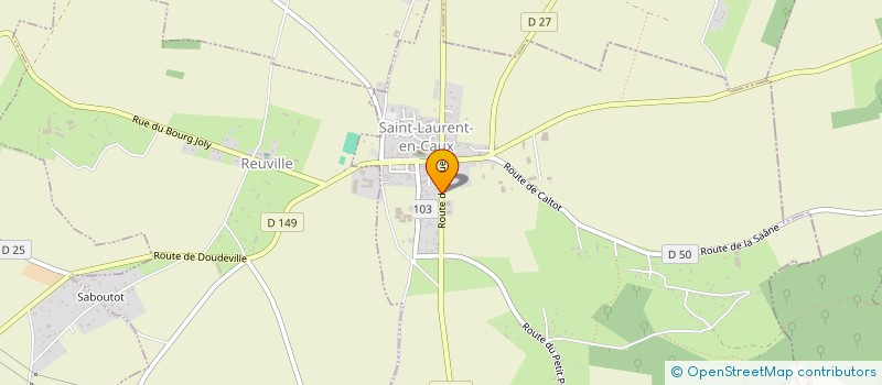 localisation de l'entreprise DU BOIS  SAINT-LAURENT-EN-CAUX