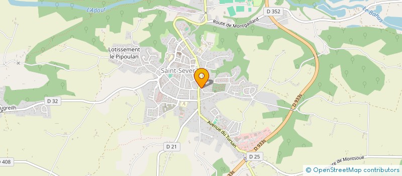 localisation de l'entreprise DU BOIS à SAINT-SEVER