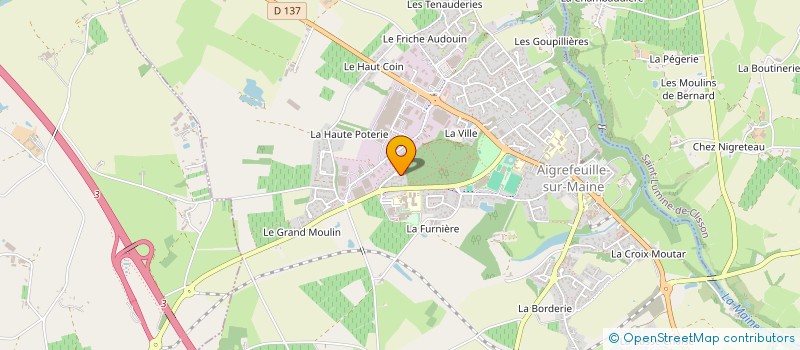 localisation de l'entreprise DU BOIS  AIGREFEUILLE-SUR-MAINE