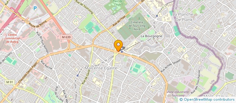 localisation de l'entreprise DU BOIS à TOURCOING