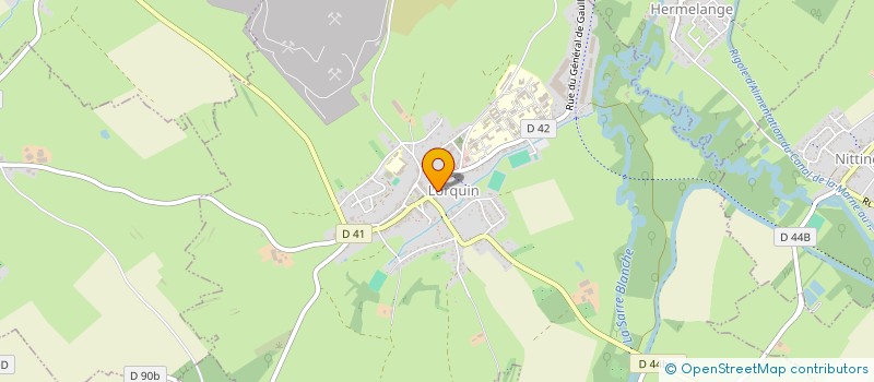 localisation de l'entreprise DU BOIS  LORQUIN