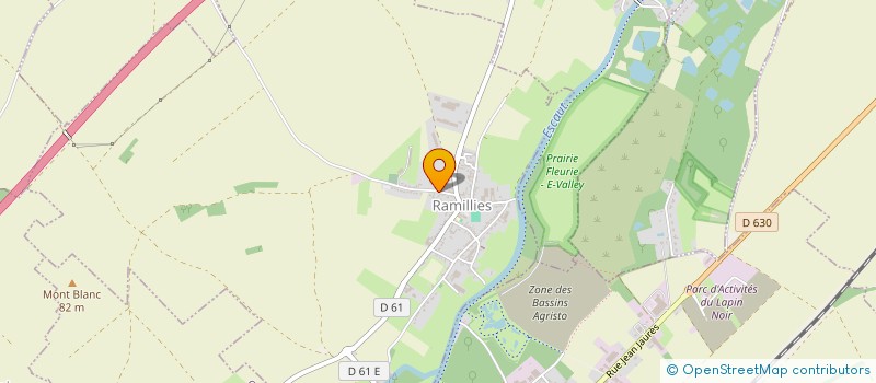 localisation de l'entreprise DU BOIS  RAMILLIES