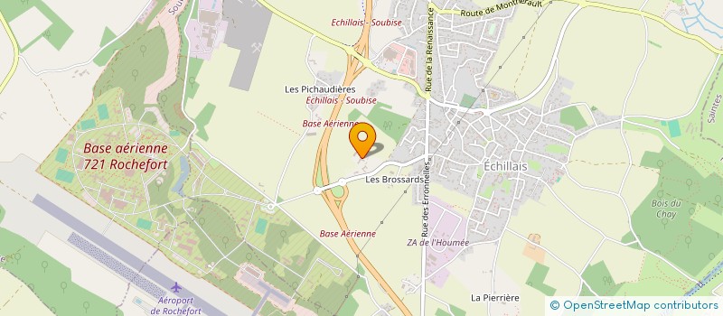 localisation de l'entreprise DU BOIS BERNARD à ECHILLAIS