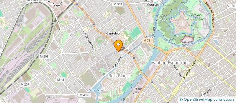 localisation de l'entreprise DU BOIS DE L'ILE à LILLE