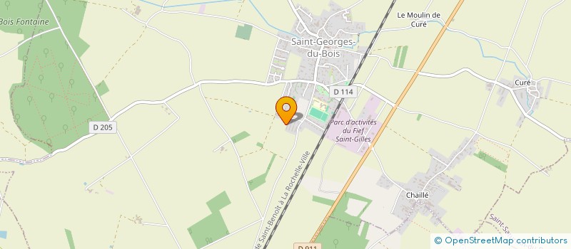 localisation de l'entreprise DU BOIS DE LA BOURELLE  SAINT-GEORGES-DU-BOIS