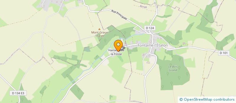 localisation de l'entreprise DU BOIS DES DOUZE DENIERS  CAUMONT