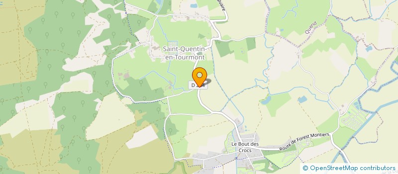 localisation de l'entreprise DU BOIS DES LAPINS  SAINT-QUENTIN-EN-TOURMONT