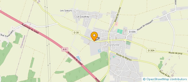 localisation de l'entreprise DU BOIS DES PLACES à EGREVILLE