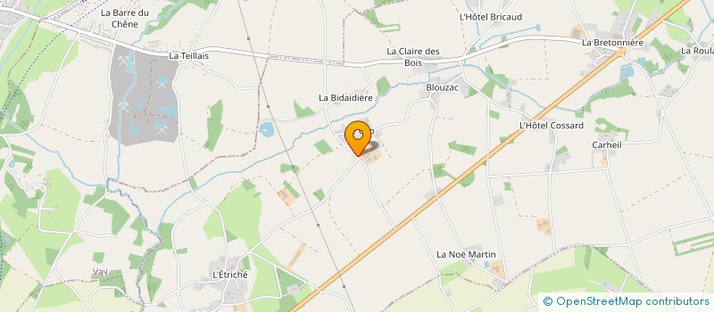 localisation de l'entreprise DU BOIS DU CEP  LA GRIGONNAIS