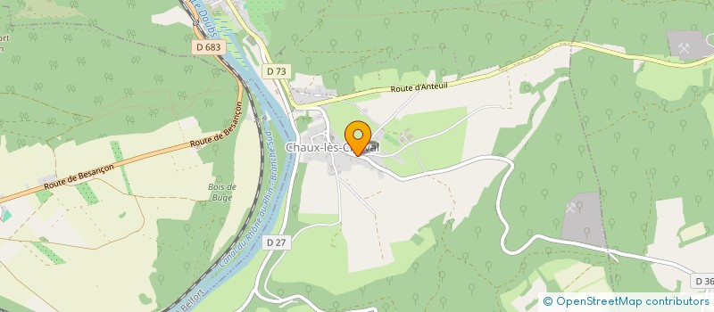 localisation de l'entreprise DU BOIS DU LOMONT  ANTEUIL