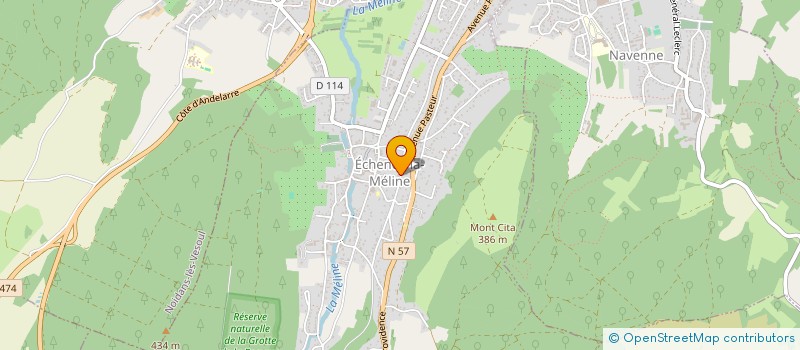 localisation de l'entreprise DU BOIS DU MONT à ECHENOZ-LA-MELINE