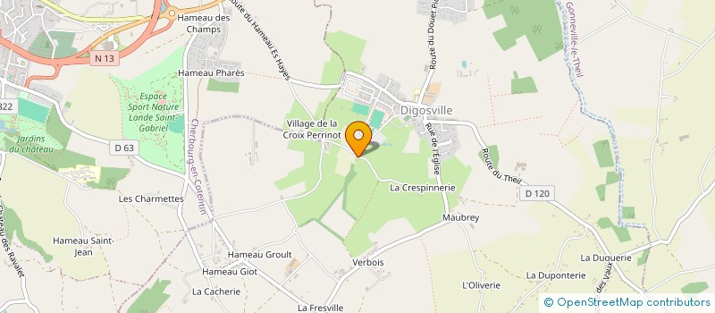 localisation de l'entreprise DU BOIS DU MOT  DIGOSVILLE