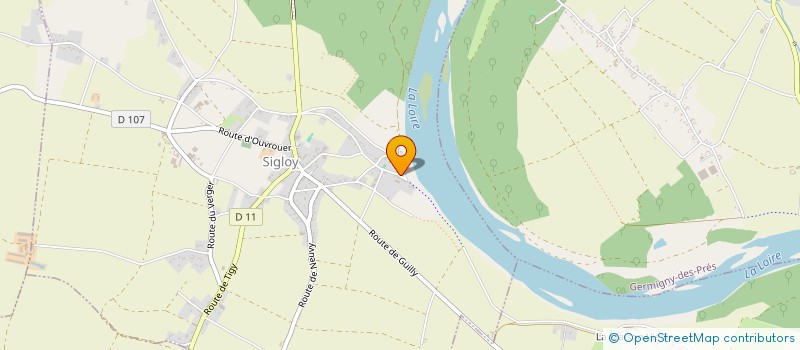 localisation de l'entreprise DU BOIS FENDU  SIGLOY