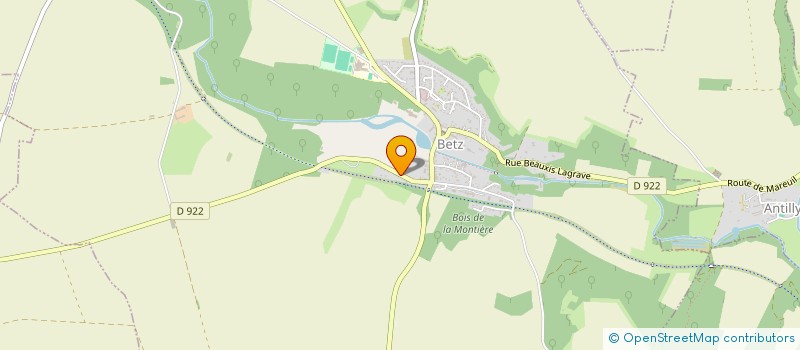 localisation de l'entreprise DU BOIS HUILLIER à BETZ