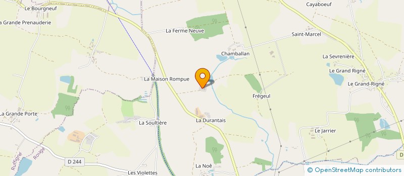 localisation de l'entreprise DU BOIS JEAN à FERCE