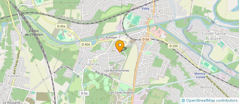 localisation de l'entreprise DU BOIS NEANT  COUPVRAY