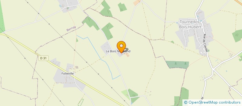 localisation de l'entreprise DU BOIS NORMAND à ORMES