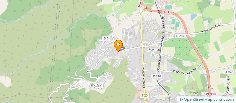 localisation de l'entreprise DU BOIS SAUVAGE à BORGO