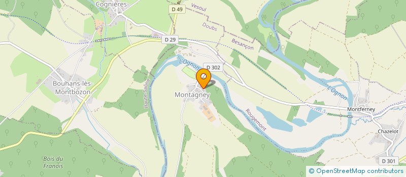 localisation de l'entreprise DU BOIS THOLINE  BRIAUCOURT