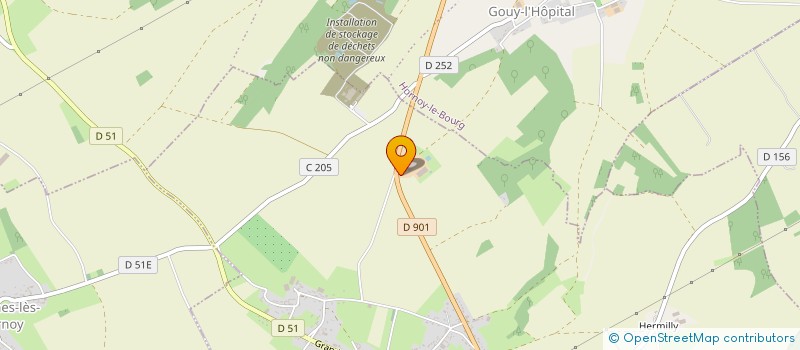 localisation de l'entreprise DU BOIS VIDAME  THIEULLOY-L'ABBAYE