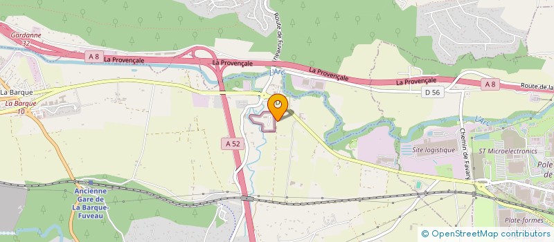 localisation de l'entreprise DU BOISEMENT DE LA FORET DE CHAUVERNE à FUVEAU