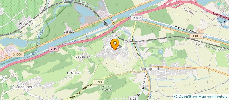 localisation de l'entreprise DU BOITARD  CHAMOUSSET