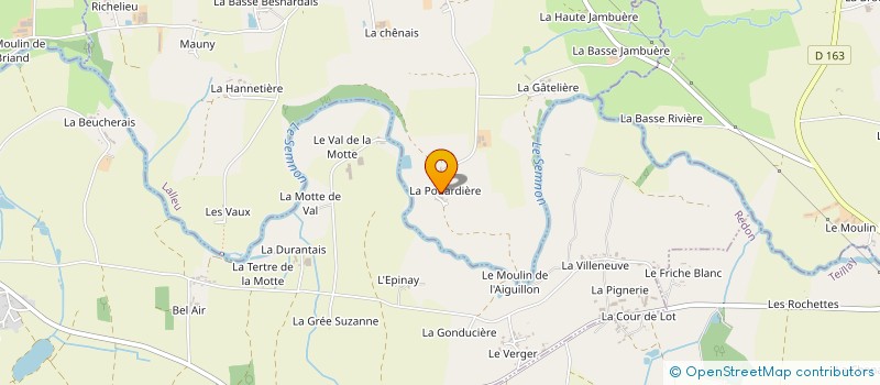 localisation de l'entreprise DU BON FRICHE à LALLEU
