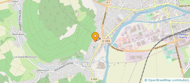 localisation de l'entreprise DU BON PASTEUR  SAINT-THIERRY