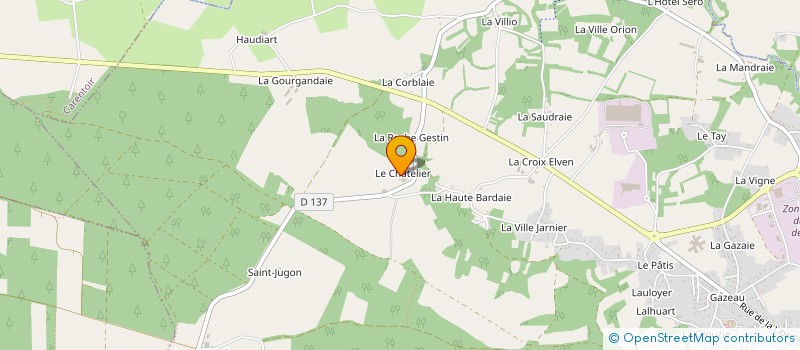 localisation de l'entreprise DU BON VENT à LA GACILLY