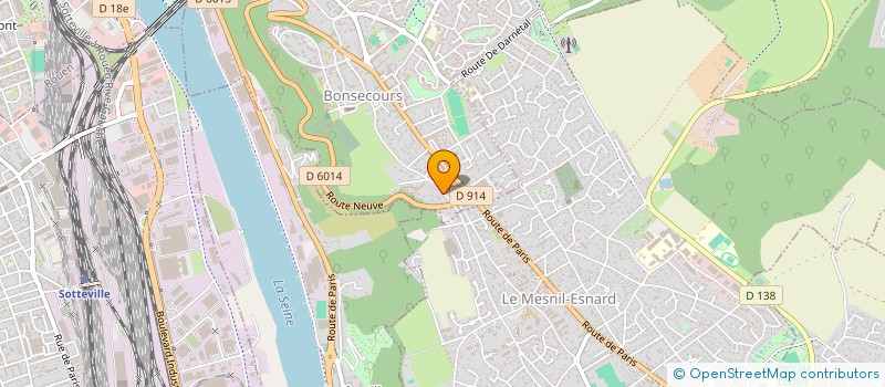 localisation de l'entreprise DU BONHEUR à BONSECOURS
