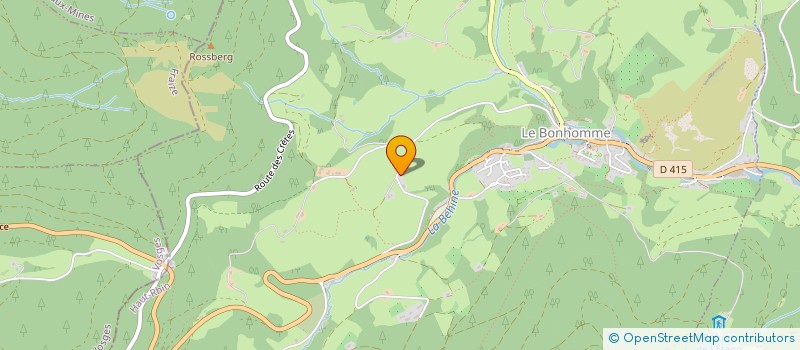 localisation de l'entreprise DU BONHOMME DE MIGNEVILLE  LE BONHOMME