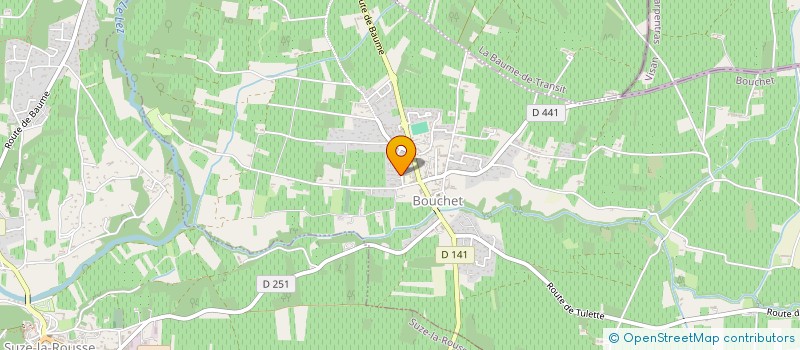 localisation de l'entreprise DU BONIN  BOUCHET