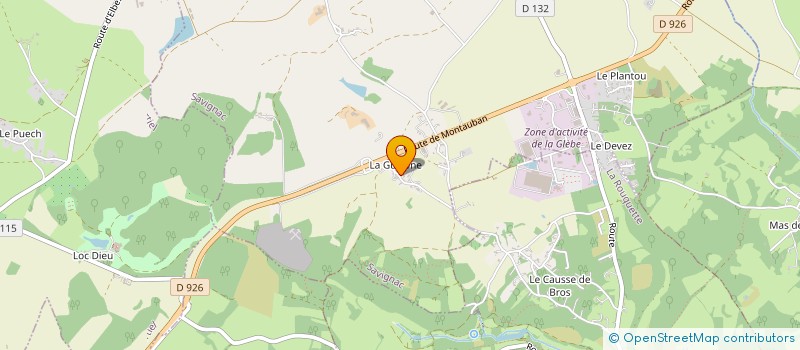 localisation de l'entreprise DU BORD DE L'EAU  MONTEILS