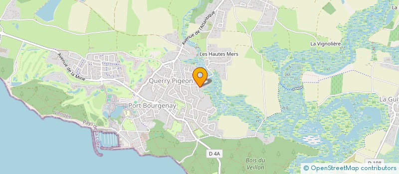 localisation de l'entreprise DU BORD DE MER 85  TALMONT-SAINT-HILAIRE