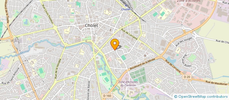 localisation de l'entreprise DU BORDAGE à CHOLET