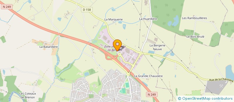 localisation de l'entreprise DU BORDAGE NEUF  LA SEGUINIERE